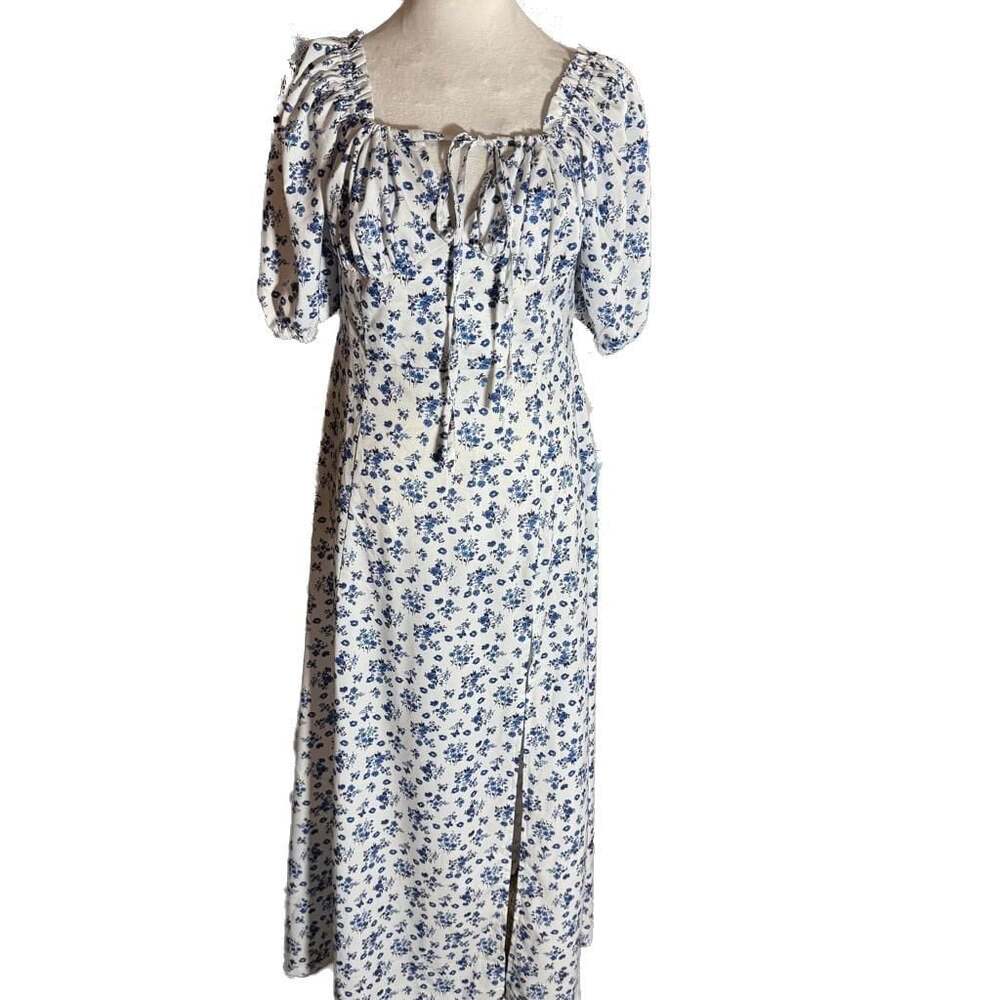 SHEIN Frenchy Ditsy Floral Surplice Neck